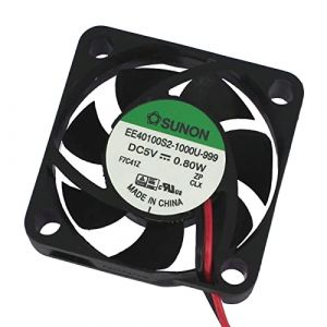 Ventilateur 5V DC 0,6W 40x40x10mm 12m&sup3;/h 6100U/min 12m&sup3;/h SUNON EE40100S21000U999 (IT-Tronics GmbH, neuf)