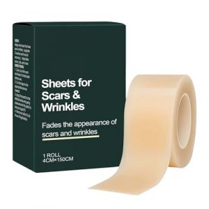 Pansement Silicone Cicatrice 150cm Réutilisable Rouleau De Pansement En Silicone,Feuilles De Cicatrice En Silicona Scar Sheets Médical Pour Césariennes & Chéloïdes, Respirant, Imperméable (luyimeng, neuf)