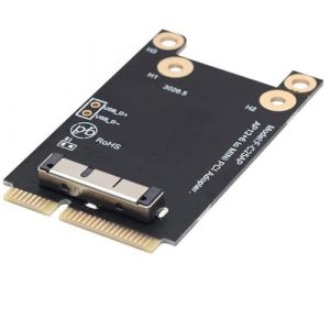 OLVINS BCM94360CD BCM943602CS BCM94360CS2 BCM94331CD BCM94360CSAX Carte Ethernet WiFi vers Mini PCie Pci Express PCI-E Adaptateur pour ordinateur portable (version mise &agrave; niveau) (hoohoo, neuf)