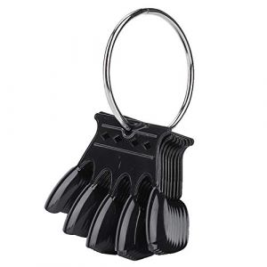 Stick &agrave; pointe de l'ongle R&eacute;utilisable Manucure Gel Color Affichage du vernis &agrave; ongles Affichage de l'outil pour un professionnel &agrave; domicile Utilisation de 50 pc (Noir) (AOHIWEN, neuf)