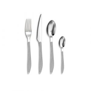 Ménagère 24 pièces - Collection Drop (Bois Gris) (TB Groupe, neuf)