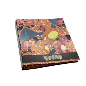 Pokemon&reg; Classeur 4 anneaux Charmander, fournitures scolaires, classeur, carpesan, trieur, couleur orange, produit officiel (CyP Brands), orange, Normal, Traditionnel (MrPackage, neuf)