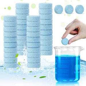 Darryy Lot de 100 Tablettes Pastilles Lave Glace, Pastille Lave Glace Concentré, Liquide Lave Glace Voiture 400 L, Tablettes de Nettoyage Multifonctions pour Vitres, Miroirs (DEILI, neuf)