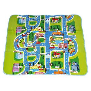 HUOLE Tapis de Jeux Enfant, Tapis de Jeu pour B&eacute;b&eacute; Enfant Tapis d'&Eacute;veil et de Jeux pour B&eacute;b&eacute; Tapis en Mousse antid&eacute;rapant imperm&eacute;able Appliquer &agrave; l'int&eacute;rieur et l'ext&eacute;rieur Non Toxique (Hechheu, neuf)