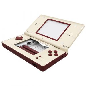 eXtremeRate Coque Remplacement Complète pour Nintendo DS Lite, Coque Etui avec Bouton de Remplacement pour Nintendo DS Lite, Console Pas Incluse, Classic FC Style (Easequote-Store, neuf)