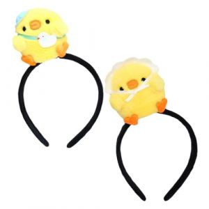 LIFKOME Lot De 2 Bandeaux En Peluche En Forme De Poussin Adorables Accessoires De Déguisement Pour Fêtes Cosplay (hdybs, neuf)