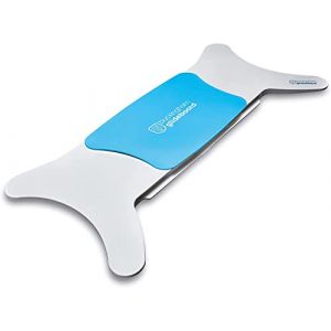 Glideboard Planche de transfert de qualit&eacute; sup&eacute;rieure pour fauteuil roulant &ndash; Transfert facile et s&ucirc;r &ndash; Planche blanche / si&egrave;ge bleu (Coralife ltd, neuf)