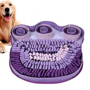 Tapis de Reniflement pour Chiens,Jouet D'Enrichissement De 48x48 Cm Qui Encourage Les Comp&eacute;tences Naturelles De Fouissage - Tapis de Fouille,Pour Int&eacute;rieur Ext&eacute;rieur Salon Chiots Races Petites Moyenne (wangluoyang, neuf)