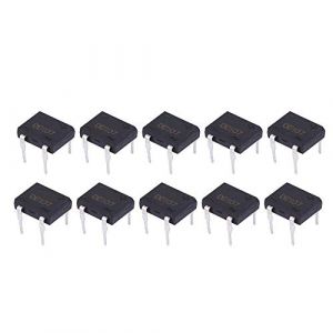 Pont de diode d'avance de pont de redresseur de pont DB107 1A 1000V pour le circuit électronique industriel d'appareils électroménagers(10Pcs) (Amoq313, neuf)