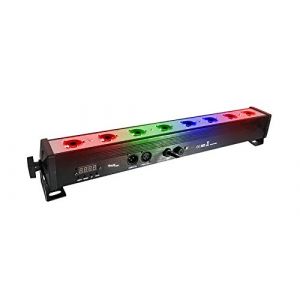 Pare - feu LED Bar, SENLAN 8pcsx3w RGB en trois types de LED et sept types de maisons en aluminium complet, applicables à la discothèque/à la fête/au théâtre (RGB par bar) (TOM LED LIGHT, neuf)