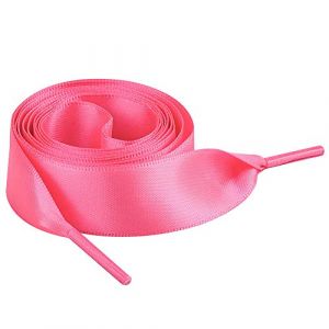 Jamron Plat Soie Ruban Satin Lacet 2CM Large pour Sneakers Ballerines Escarpin P13 P&ecirc;che 120 CM (No.7 Fashion House, neuf)