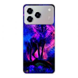 KARTXITAI Coque Compatible avec ZTE Blade A76 4G,Housse &Eacute;tui de Protection en Ultra Transparente Silicone en Gel TPU Souple Case Cover Shock-Absorption-Le Loup (KARTXITAI, neuf)