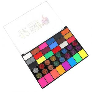 Kit De Peinture Pour Le Visage | Palette De Peinture Fluorescente Pour Le Visage 42 Couleurs | Peinture Visage Enfannt | Kit De Maquillage Facepaint, Peinture Pour Le Visage Et Le Corps, Peinture Pour (idealswon, neuf)