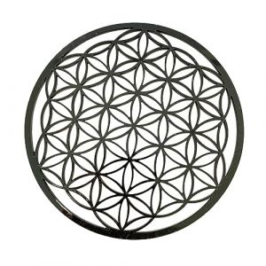 Adzif.biz Le sticker de decoration - Décoration Murale Spirituelle Fleur de Vie, Fleur de Lotus, Arbre de Vie - Bois ou plexigglass, diamètre 29 cm (Forum France, neuf)