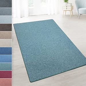 KARAT - Tapis de Salon élégant - Tapis de Passage Doux avec Bords sans Frange - Antidérapant Antistatique - Qualité Allemande - Tapis Durable et Facile à Entretenir - London, Vert 67x150 cm (Velvet Trading, neuf)