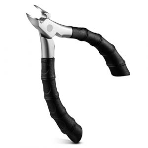 FVION Coupe-ongles Epais Pied à mâchoires Larges Ouvertes, Pince Ongles Incarne Pieds Antidérapant à Long Manche pour Personnes âgées, Ciseaux a Ongles Pieds de Précision (Noir) (bezouk, neuf)