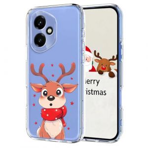 TAUYN Coque pour Honor 400, Coque Transparente TPU Anti-Choc et Anti-Chute de No&euml;l R&eacute;sistante aux Rayures et aux impacts, Durable, Design Ultra-Fin et l&eacute;ger. Renne de No&euml;l (Kuaigu, neuf)