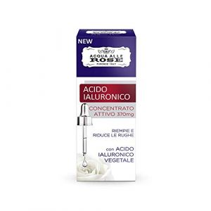 Acqua Alle Rose S&eacute;rum facial concentr&eacute; actif &agrave; l'acide hyaluronique, s&eacute;rum anti-rides sans &acirc;ge avec acide hyaluronique v&eacute;g&eacute;tal, comble et r&eacute;duit les rides du visage, 30 ml, 1 pi&egrave;ce (Tabaccheria Acerra, neuf)