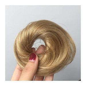 Postiche De Chignon 1/2 Pi&egrave;ces Bande Queue De Cheval Chouchou Postiche Pour Femmes Chignons De Cheveux Humains Chignon Chignon D&eacute;sordonn&eacute; Postiches Beignet Chignon Avec Extension De Chignon En Caoutc (ydxdsp, neuf)