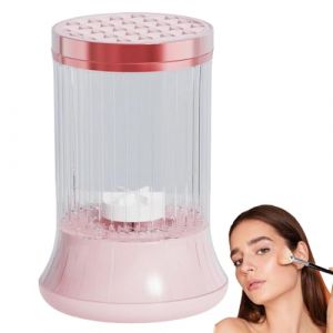 Nettoyeur de pinceaux de maquillage électrique | Brosse rotative automatique rechargeable | Accessoires de séchage multifonctionnels, outil de nettoyage pour homme et femme (eurt, neuf)