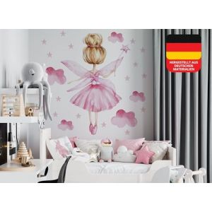 Osomhome Stickers Muraux Enfants Motif: Fée (120x110cm) - Autocollant Mural - Decoration Chambre Bebe Fille - Deco Chambre Enfant Fille & Garcon os6602 (osomhome, neuf)