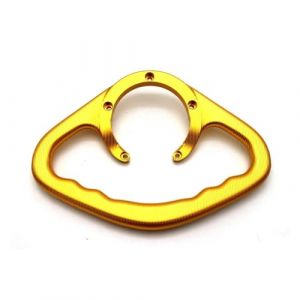 ECKBRJA Accessoires Moto pour Z650 Z750 Z800 Z1000 Z 750 1000 Poign&eacute;es Passager Poign&eacute;es R&eacute;servoir Poign&eacute;es Barre D'appui Accoudoir Poign&eacute;e Maintien Passager Moto(Or) (Shi Ao-Shop, neuf)