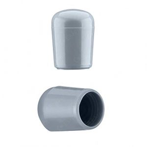 EMFA Embout Rond pour Tube 20 mm Gris Lot de 5 Capuchon polyethylene Protection Tuyau Embout Pied Chaise Meubles Ronds (EMFA GmbH, neuf)