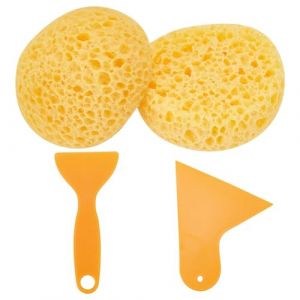 GORGECRAFT 2PCS Knockdown Texture Éponge PU Éponge Brosse Cloison Sèche Mur Patch Grand Plafond Éponge Blanchiment Grattoir Bricolage Plastique Grattoir Outil pour Cloison Sèche (GORGECRAFT FR, neuf)