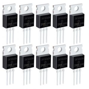 Innfeeltech 10 Transistors MOSFET irf9540n 23A 100V transistor à effet de champ Canal P to - 220 puissance MOSFET redresseur de transistor à effet de champ (XINGZHI TECH, neuf)