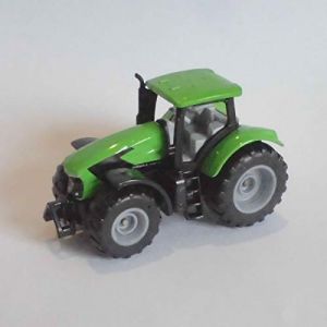 siku 1081, Tracteur DEUTZ-FAHR TTV 7250 Agrotron, Vert/Noir, Cabine amovible, Pneus en caoutchouc (Miller Rock, neuf)