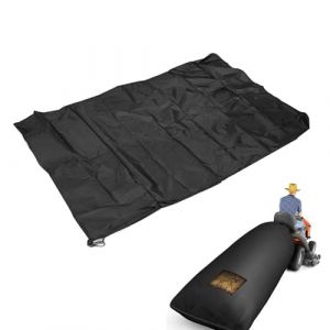 Sac &agrave; Feuilles pour Tracteur de Pelouse, Sac &agrave; Feuilles pour Tondeuse &agrave; Gazon en Tissu Oxford, Sac de Ramassage d'herbe de Jardin avec Cordon de Serrage et Maille, Collecte (Hongsai, neuf)