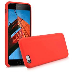 kwmobile Housse Compatible avec Apple iPhone 6 / 6S Coque - Housse de téléphone Protection Souple en TPU Silicone - Rouge (SX-Commerce, neuf)