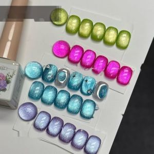 ADHERE Série Fruits du Dragon - 12ml 1 pièce Vernis à ongles gel UV LED à tremper pour nail art, manucure, salon, bricolage à la maison (Fruit du dragon rouge) (AdheRe Nail, neuf)