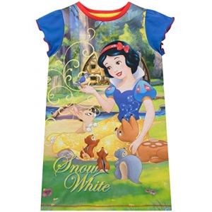 Disney Chemise de Nuit Fille Snow White Bleu 3-4 Ans (Character FR, neuf)