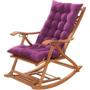 ZZDZW Coussin De Chaise Longue Bain De Soleil Coussin Transat Jardin Exterieur Coussin Matelassé Chaise Longue Épais Coussins pour Chaise À Bascule pour Fauteuil Relax(Purple,120x48x8cm) (Pooneeliff, neuf)