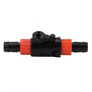 Tuyau Valve Soupape Vanne, Robinet Pour Aquarium Robinet D Arret Tuyau Aquarium de R&eacute;gulation du D&eacute;bit d'eau d'aquarium avec Poign&eacute;e &agrave; D&eacute;gagement Rapide Tuyau Raccord de Tuyau, 16/22mm(L) (Naidey, neuf)