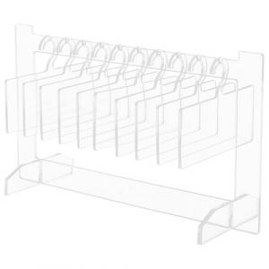 Cabilock Pr&eacute;sentoir R&eacute;utilisable pour Faux Ongles Support Affichage Nail Art Transparent Organisateur Pratique pour Salon et Usage Domestique Tablette &Eacute;l&eacute;gante pour Pr&eacute;sentation et (Nadine Quick, neuf)