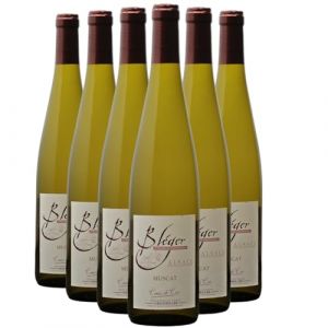 Alsace Muscat Coeur de Cru - Blanc 2022 - Domaine Claude et Christophe Bléger - Vin Blanc d' Alsace (6x75cl) BIO (e-boissons, neuf)