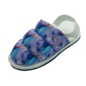 Disney La Reine des Neiges Pantoufles pour filles avec doublure en peluche, bleu, taille 11 UK, 29 EU (GladRags Online, neuf)