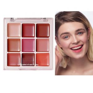 Palette de gloss - Coffrets de gloss pour femmes | Palette de gloss hydratants, mats et longue tenue, 9 couleurs pour un maquillage quotidien et pour les occasions spéciales (queen'style, neuf)