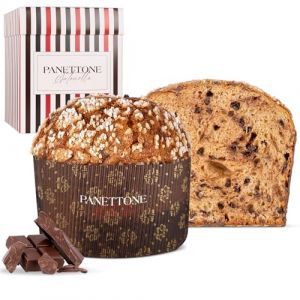 Panettone Antonella Chocolat&iacute;ssimo au Chocolat 600 g | Panettone Artisanal Sans Colorants ni Conservateurs | G&acirc;teau de No&euml;l &agrave; Base de Levain Naturel | Recette Traditionnelle (TOP SALES EU, neuf)