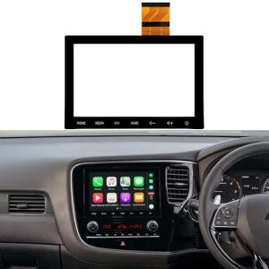 LIAMORFE Digitizer Écran tactile en verre pour Mitsubishi Outlander 2019 2020 2021 2022 autoradio NAV clé écran LCD 2019-2022 (sans LCD) (haerbinmingyandianzishangwuyouxiangongsi, neuf)