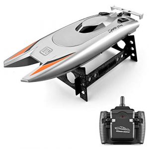 Goolsky Bateaux RC pour s et Adultes 25 km/h, Bateau de Course Haute Vitesse, 2 canaux t&eacute;l&eacute;command&eacute;s pour piscines et Bateaux de Course (Xinzhemaoyi, neuf)