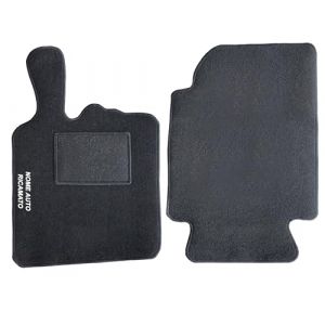 Auto Accessori Lupex | Ensemble de 2 Tapis de Voiture Compatibles avec Smart Fortwo 1 série W450 (1998-2007), Paire Tapis de Sol Auto en Forme, avec Broderie Côté Conducteur, Antidérapant (LUPEX SHOP, neuf)