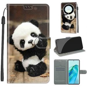 Coque pour Honor X9A 5G / X40 5G, Coque Honor Magic5 Lite,Etui Protection Housse Premium de Portefeuille en Cuir Fermeture Magn&eacute;tique Flip Case pour Honor X9A 5G / Honor X40 5G / Honor Magic5 Lite (DIKAS, neuf)