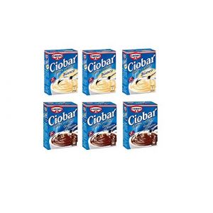 Cameo Ciobar Classico Lot de 6 paquets de chocolat chaud Noir/blanc (Italiaen Gourmet UK Ltd, neuf)