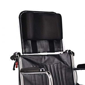 Appui-tête pour la Nuque Soutien Fauteuil Roulant tête Rembourrage de Coussin réglable et Portable pour Les Adultes de 16 à 20 Pouces Accessoires universels de Fauteuil Roulant de Voyage (Noir) (Mybow, neuf)