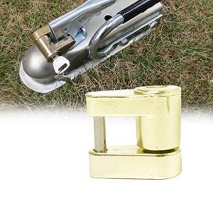 TXYFYP Verrou de remorque, antivol Universel de s&eacute;curit&eacute; Verrou de remorque de Caravane avec couplage de cl&eacute;s pour attelage de remorque et remorquage de Caravane/Moteur de Bateau (Strangeer, neuf)