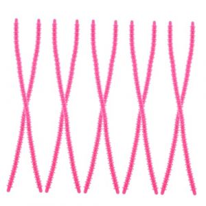 FRCOLOR 10 Pièces Outils de permanente Outil de bouclage kit de permanente pour cheveux tige permanente de curling tiges permanentes bigoudis boucles en spirale Gel de silice Rosy (Laners, neuf)