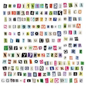 200 Autocollants Alphabet Scrapbooking, Symboles Num&eacute;riques, Lettre Autocollante en Imperm&eacute;able, Autocollants Alphabet R&eacute;tro, pour Panneau, Bo&icirc;te aux Lettres, &eacute;tui de Voyage, D&eacute;cor (LMINGMING, neuf)